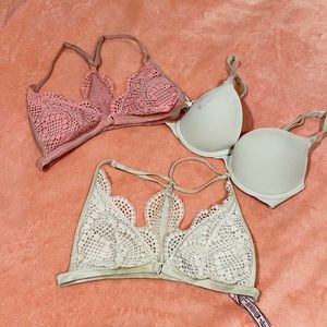 3 BRALETTE (1 push up t shirt bra) bundle